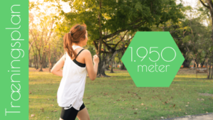 Træningsplaner til 1950 meter