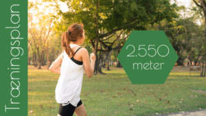 Træningsplaner til 2550 meter