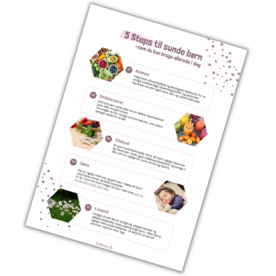 5 steps til sunde børn